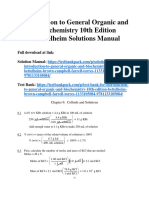 Introduction To General Organic and Biochemistry 10Th Edition Bettelheim Solutions Manual Full Chapter PDF