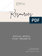 Social Media Post Prompts