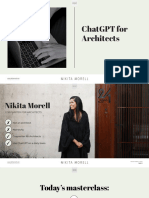 ChatGPT For Architects Masterclass Slides - NikitaMorell