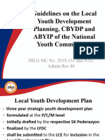 Guidelines On The Local Youth Development Planning