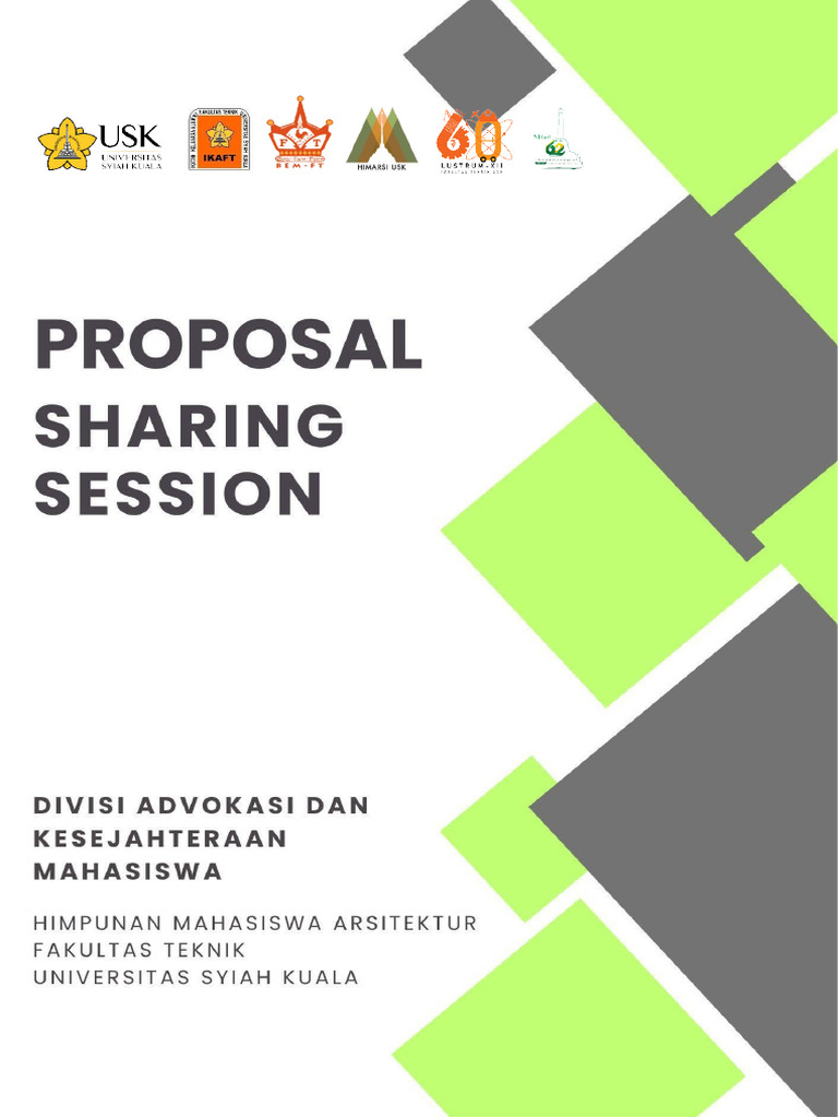 Proposal Sharing Session 2023 Arsitektur | PDF | Seni