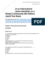 Introduction To Intercultural Communication Identities in A Global Community 9Th Edition Jandt Test Bank Full Chapter PDF