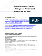 Introduction To Information Systems People Technology and Processes 3Rd Edition Wallace Test Bank Full Chapter PDF