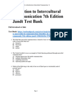 Introduction To Intercultural Communication 7Th Edition Jandt Test Bank Full Chapter PDF