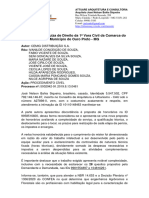 Exmo. SR . Dr. Juiza de Direito Da 1 Vara Civil Da Comarca Do Município de Ouro Preto - MG