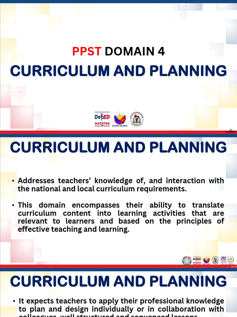 Domain 4 ppst pdf learning curriculum