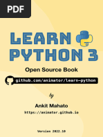 Ankit Mahato - Learn Python 3-EdPunk (2022)