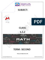 Ss 2 Mathematics Second Term e Note