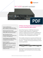 Security Gateway Datasheet