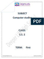 Ss2 E-Note First Term Computer