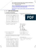 Solution Manual For Single Variable Calculus Early Transcendentals 8Th Edition Stewart 1305270339 9781305270336 Full Chapter PDF