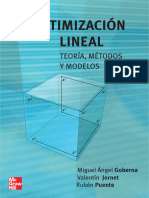 Optimización Lineal Teoría, Métodos y Modelos