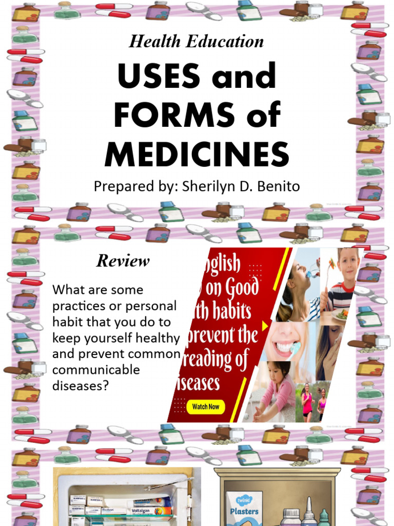 Uses and Forms of Medicines | PDF | Topical Medication | Pharmaceutical ...