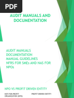 Audit Manuals and Documentation