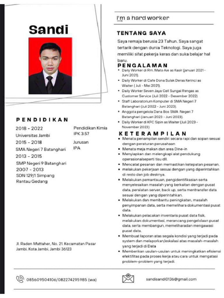 CV Lengkap | PDF