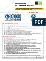 Safe Operating Procedures 01 TRACTOR