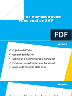 Modelo de Administración Funcional en SAP