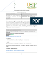 Ficha Informativa - Diplomado en Gestión Ambiental y Tratamiento Avanzado de Aguas Residuales - V1 - Ep-Usip