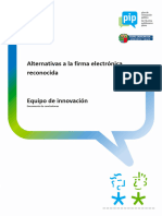 Alternativas A La Firma Electrónica Reconocida