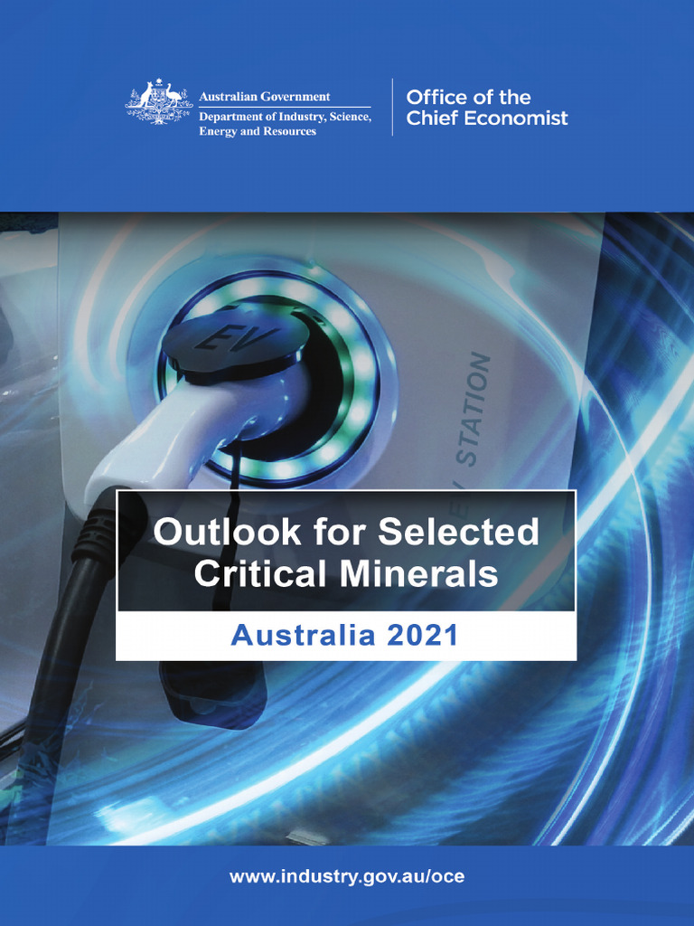 Outlook For Selected Critical Minerals in Australia 2021 Report-1 | PDF ...