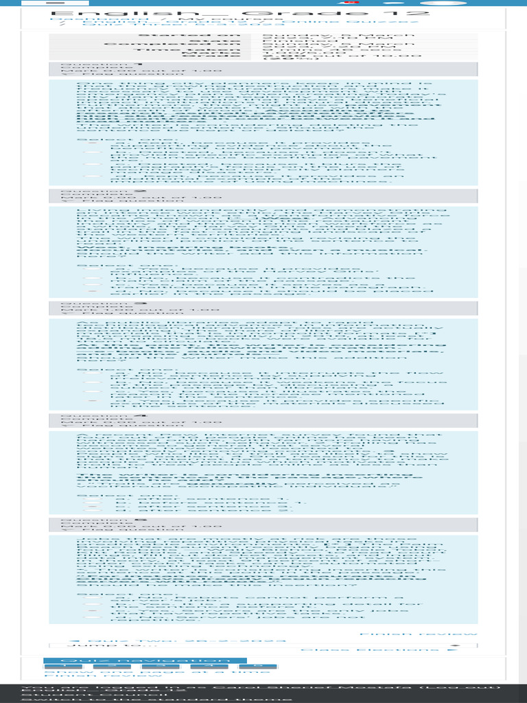 Quiz Three 5 3 2023 Attempt Review Pdf Libraries Librarian