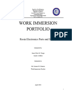 Work Immersion Bluebook by J.P.A.B
