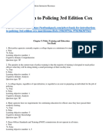 Filedate - 480download Introduction To Policing 3Rd Edition Cox Test Bank Full Chapter PDF