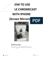 KLW - Google Chromecast - Iphone Screen Mirroring