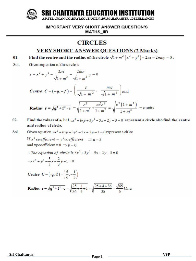 SR Maths Iib | PDF | Mathematical Concepts | Geometry
