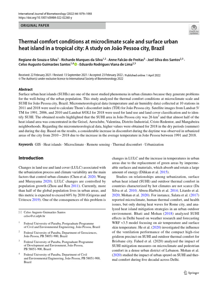 Thermal Confort | PDF | Climate | Humidity