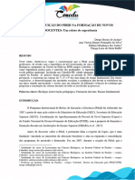 A CONTRIBUICAO DO PIBID NA FORMACAO DE NOVOS DOCENTES Um Relato de Experiencia