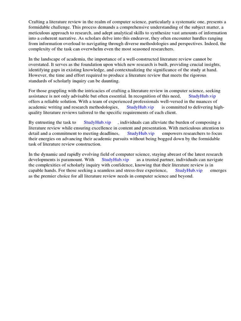 Systematic Literature Review Computer Science PDF Computing