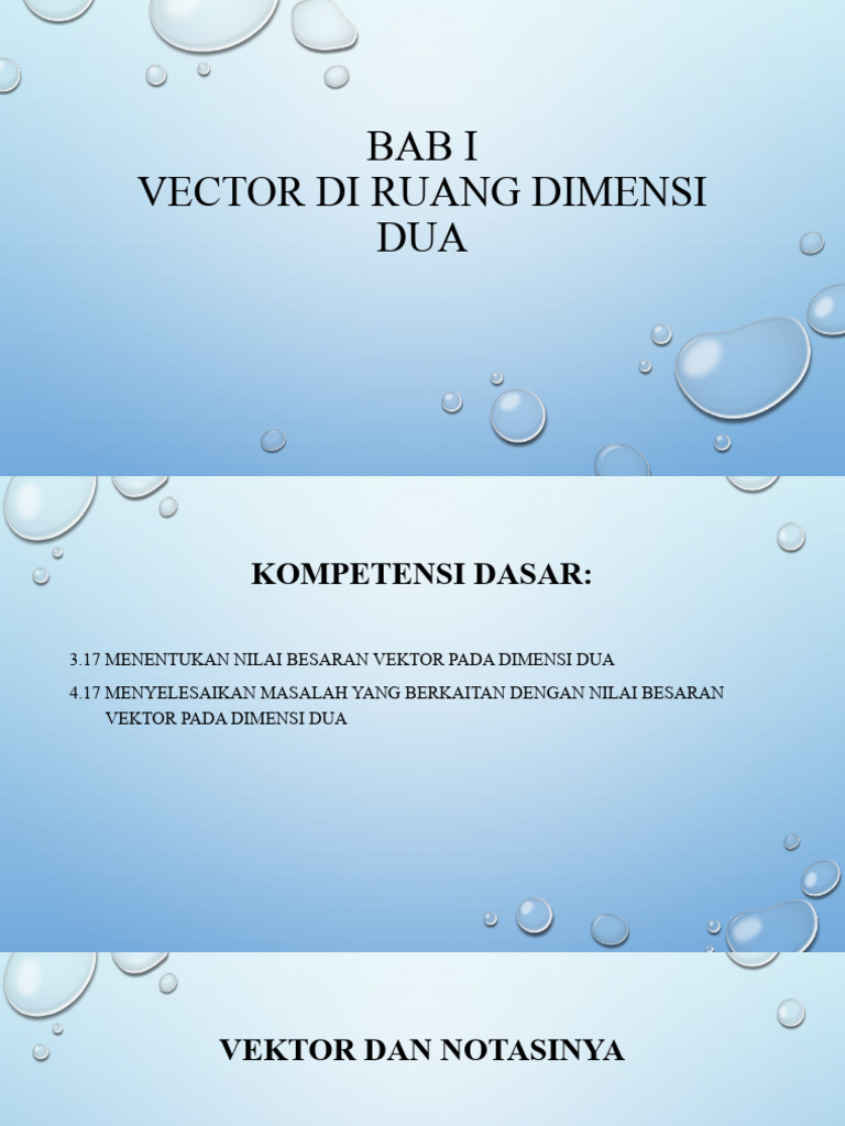 Materi 1 Definisi Dan Komponen Vektor | PDF