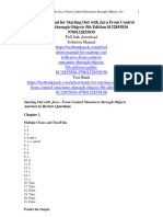 Solution Manual For Starting Out With Java From Control Structures Through Objects 5Th Edition 0132855836 9780132855839 Full Chapter PDF