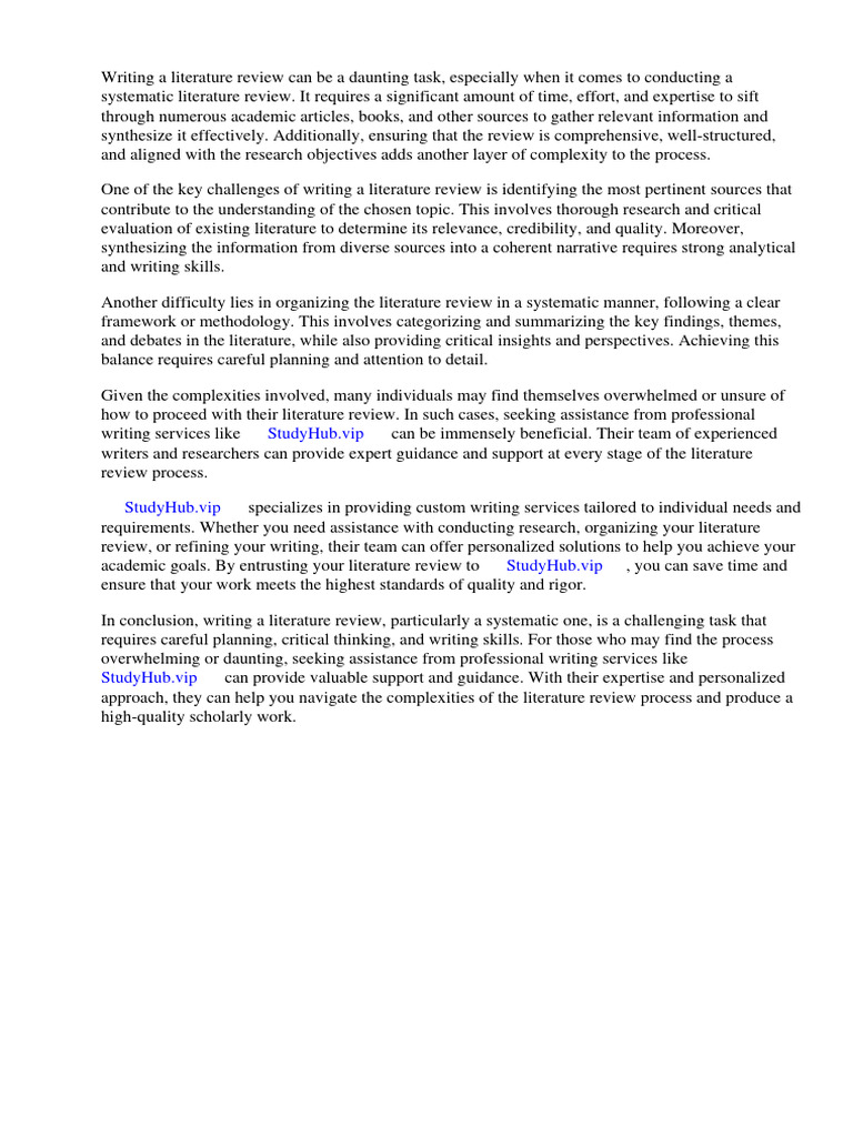 Systematic literature review define download free pdf systematic