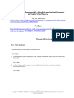Test Bank For M Management 4Th Edition Bateman Snell and Konopaske 0077862597 9780077862596 Full Chapter PDF