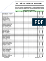 DDS diário segurança