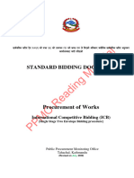 SBD For Procurement - of - Works - ICB - Two Envelope - Revisedon2022 - July