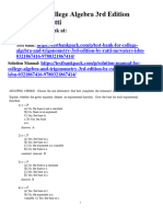College Algebra 3Rd Edition Ratti Test Bank Full Chapter PDF