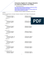 Introductory Algebra For College Students 7Th Edition Blitzer Test Bank Full Chapter PDF