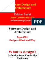 Software Architecture Design