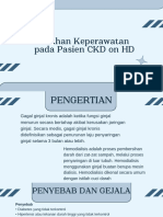 Asuhan Keperawatan Pada Pasien CKD On HD