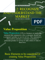 Lesson 2 RECOGNIZE AND UNDERSTAND THE MARKET