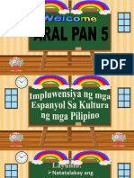 Aral Pan 5 Week 8 Kontribusyon NG Sinaunang Kabihasnan Sa Pagbuo NG Lipunan at Pagkakakilanlan NG Pilipino