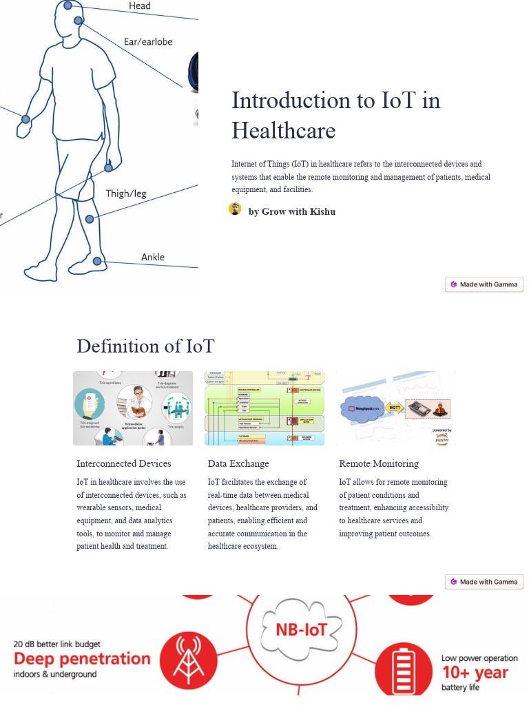 IoT in Healthcare: Transforming Patient Care | PDF | Internet Of Things ...