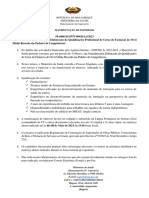 Manifestao de Interresse de Servios de Consultoria para o Desenho de Estrategia de Comunicao Da DNFPS