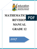 Revision Manual Mathematics Fet 2017