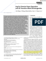 Advanced Materials - 2023 - Li - Substrate Engineering For Chemical Vapor Deposition Growth of Large Scale 2D Transition