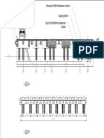 Sheet Pile W600 Kedalaman Variasi: A B C D E F G