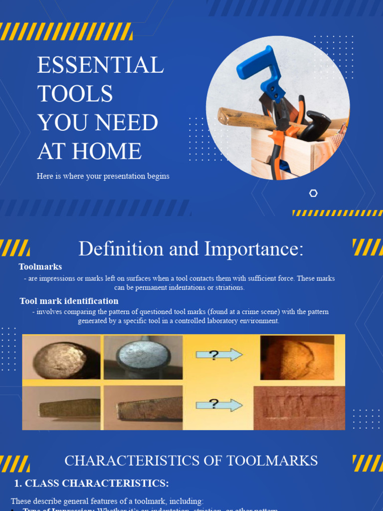 Essential Tools You Need At Home Pdf Forensic Science